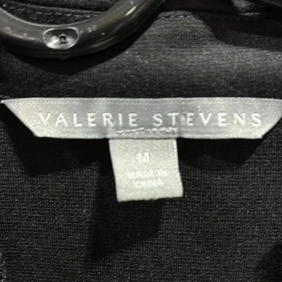 Valerie Stevens Single Breasted Blazer, open front, shoulder pads,classic - Picture 8 of 10